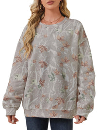 3D Digital Printing Women's Trendy Round Neck Sweater