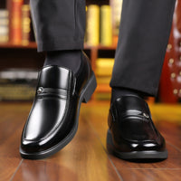 Spring Men's Leather Shoes  Plus-size