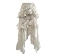 Women's Hollow-Out Elegant Ruffled Skirt