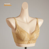 Women's Silk Lace Underwear Without Wire Accessory Breast Push Up