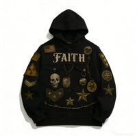 Fashion Casual Printed Polyester Sweater