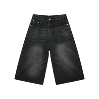 Wide Leg Retro Distressed Flared Cropped Pants