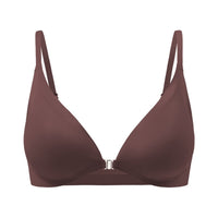 Women's Underwear Thin Small Breast Push Up Women's Front Buckle Backless Bra
