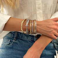 Stylish Instagram-Ready Fish-Print Symbol Retro Trendy Layered Ocean Fish Bracelet Set