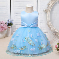 Hot Children's Princess Net Yarn Dress