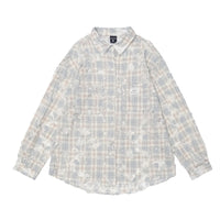Fashion Personality Plaid Long-sleeved Shirt Men