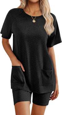 Breathable Home Sportwear Casual Slimming Two-Piece Set