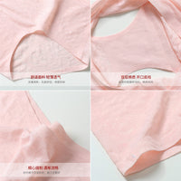 Ice Silk Seamless Panties Women's Mid-waist Jacquard
