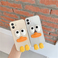 Compatible with  , Three-dimensional Cartoon Duck All-inclusive Phone Case