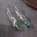 European And American Style Fashionable Retro Waterdrop Pendant Earrings