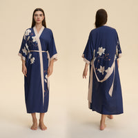 New Satin Plus Size Pajamas For Women Lightweight Loungewear Robe