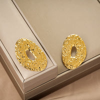 Premium Fashion Irregular Earrings, High-End Unique Niche Design, Stainless Steel Earrings Jewelry For Women
