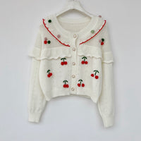 Girl Loose Lazy College Style Cardigan Coat