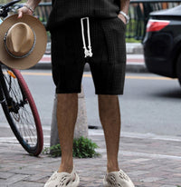High Street Ins Multi-pocket Spring And Summer Straight Wide Sports Casual Jacquard Shorts
