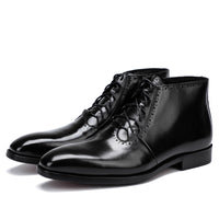 Men's High Top Martin Boots In Autumn