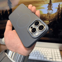 Soft Fine Circle Magnetic Phone Case