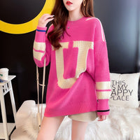Women's Loose All-matching Base Contrast Color