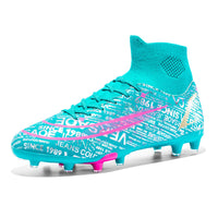 High-top Soccer Shoes Boys And Girls Primary And Middle School Students The Big Kids Tf Broken Nail People Turf Football Shoes