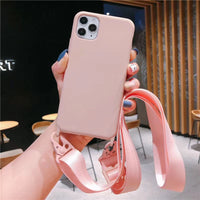 New Hot Sell Liquid Silicone Lanyard Phone Case