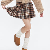American Pleated Skirt Hot Girl Autumn And Winter Plaid Skirt