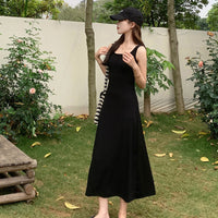 Women's Fashionable Slim-fit Strap A-line Dress
