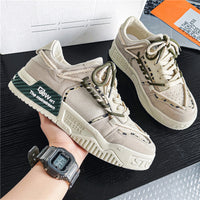 Summer Fashion Hong Kong Style Canvas Color Matching Low-top Youth