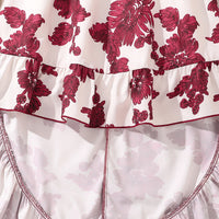 Girls Retro Printing Fashion Unique Two-piece Set