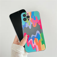 Art Painted Mobile Phone Case Silicone Transparent