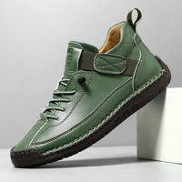 Men's Mid Top Martin Boots Outdoor Casual Shoes