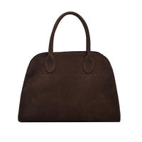 Retro-style High-capacity Suede-look Single-shoulder Tote Bag