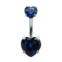 New Color Zircon Umbilical Ring Stainless Steel
