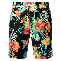 Mens 3D Digital Floral Casual Shorts