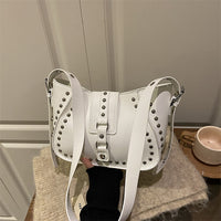 Sophisticated Studded Commuter Underarm Bag A Stylish Minimalist Niche-design Shoulder Or Crossbody Bag