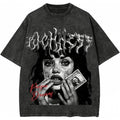 Men's Graphic T-Shirt With Figure And Letter Print Short Sleeves