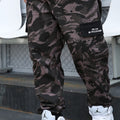 Fatty Men's Trendy Cropped Trousers Plus Size Loose Camouflage