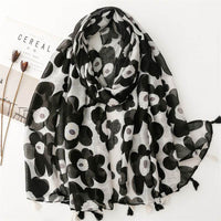 Creative Chinese Style Cotton And Linen Scarf