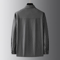 Plus Size Men's Clothing Loose Stand Collar Coat