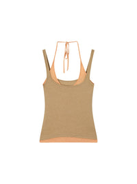 Halter Sleeveless Camisole Women's Casual Slimming Outside Wear Top
