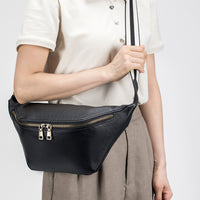Genuine Leather Messenger Bag Waist Bag Large Capacity First Layer Cowhide Simple Casual Shoulder Bag For Women