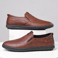 Spring And Summer Versatile Casual Middle-aged Men's Leather Shoes