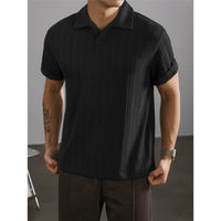 Wheat Woven Texture Summer Breathable Slim Fit Business