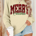 Casual Round Neck Women's Christmas Pattern Sweater