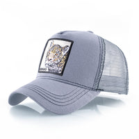 Simple Breathable Baseball Cap With Animal Embroidery