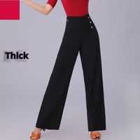 Latin Dance Practice Ballroom Dance Wide-leg Pants