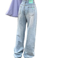 American-style High Waist Loose And Slimming Plus Size Small Wide-leg Trousers
