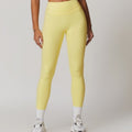 Sanding Tight High Waist Yoga Pants Belly Contracting Hip Raise Fitness Pants