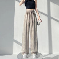 Loose Casual Draping High-waisted Pants For Women