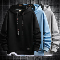 Men's Sweater Hooded Fake Brand Trend Coat Handsome Youth Student Top