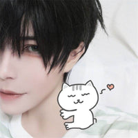 Wig Korean Style Handsome Natural & Fluffy Short Straight Hair Wig Wig