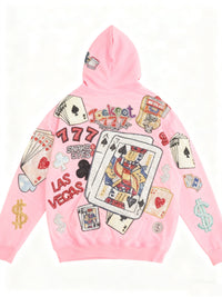 Fashion Casual Printed Polyester Sweater